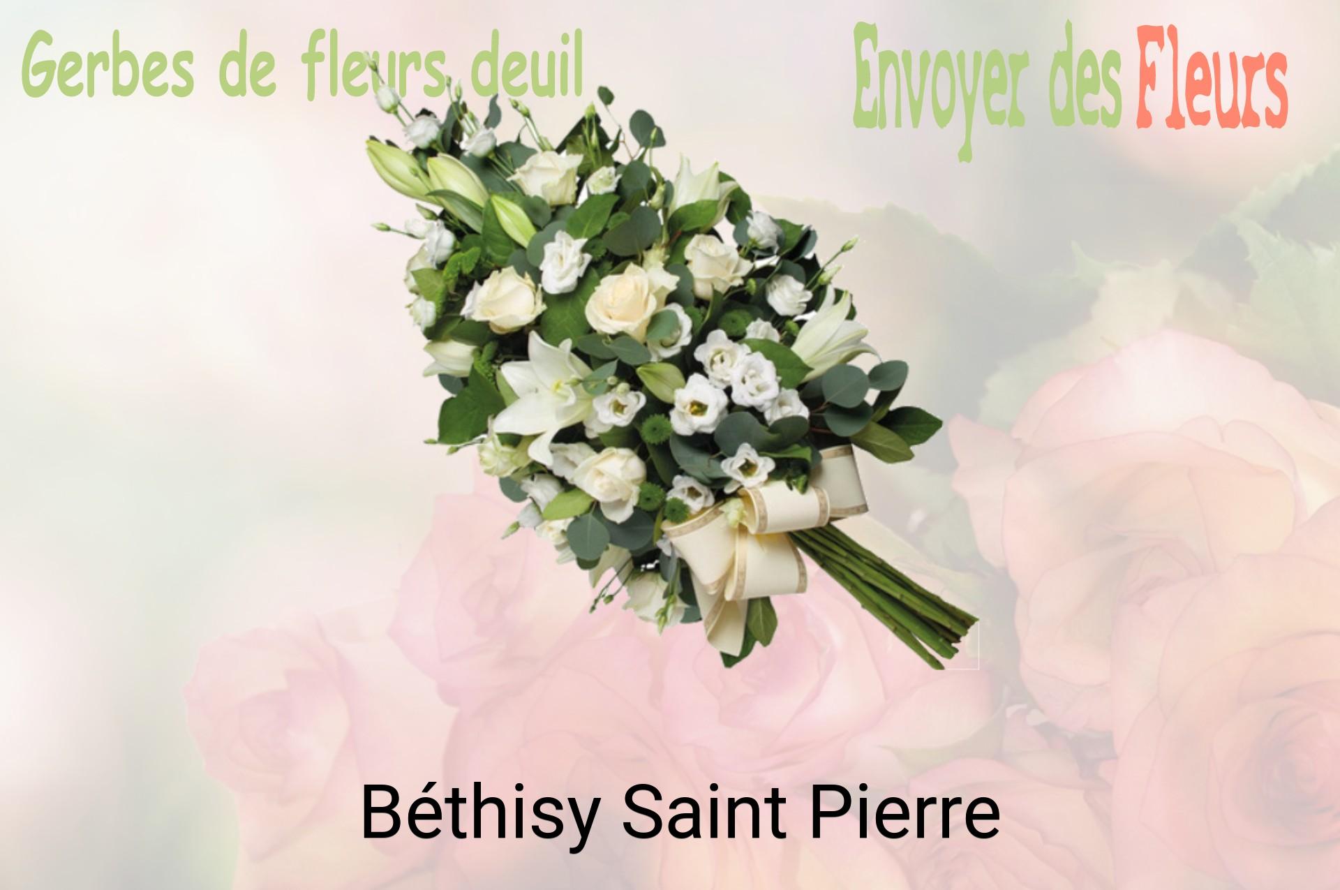 Gerbe de fleurs de deuil livrée à Béthisy-Saint-Pierre